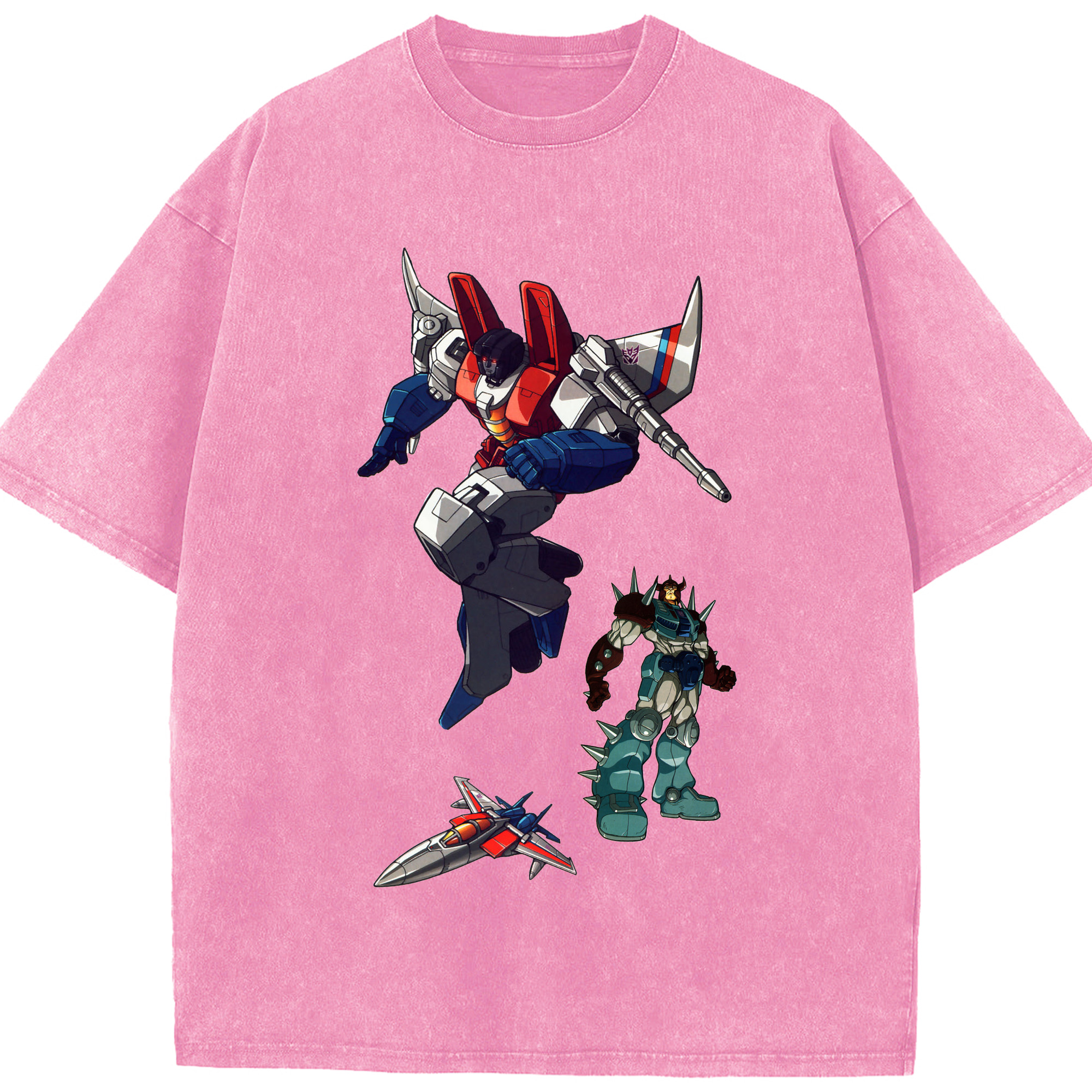 （画像用）  綿100% ヴィンテージ風 半袖Tシャツ（フロントプリント）